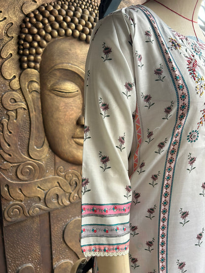 Meadow Mist Kurtha Suit Set