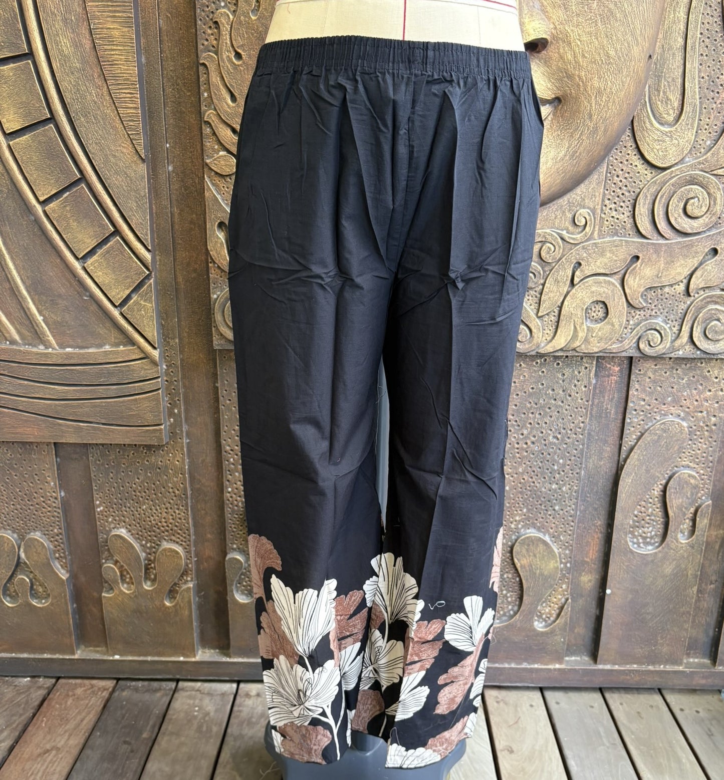 Black Floral Coord Set