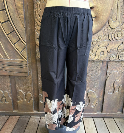 Black Floral Coord Set