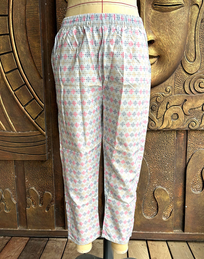 Aqua Petal Kurtha Suit Set