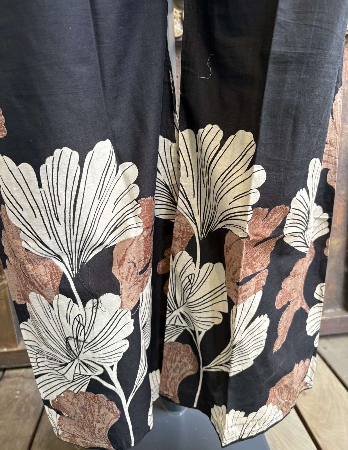 Black Floral Coord Set