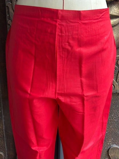 Scarlet Bloom Kurthi Set
