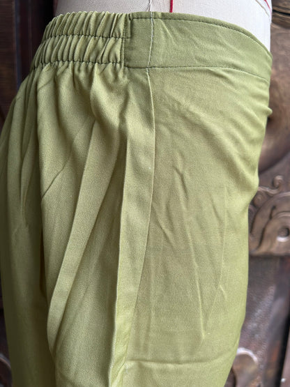 Olive Bloom Kurthi Set