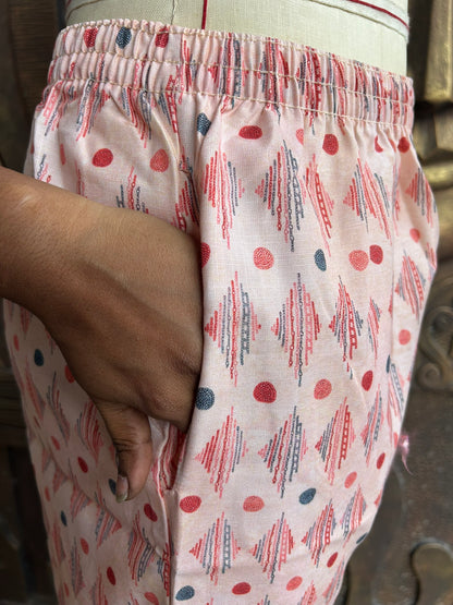 Sand Bloom Kurtha Suit Set