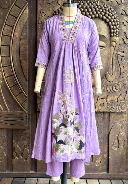 Lilac Meadow suit set