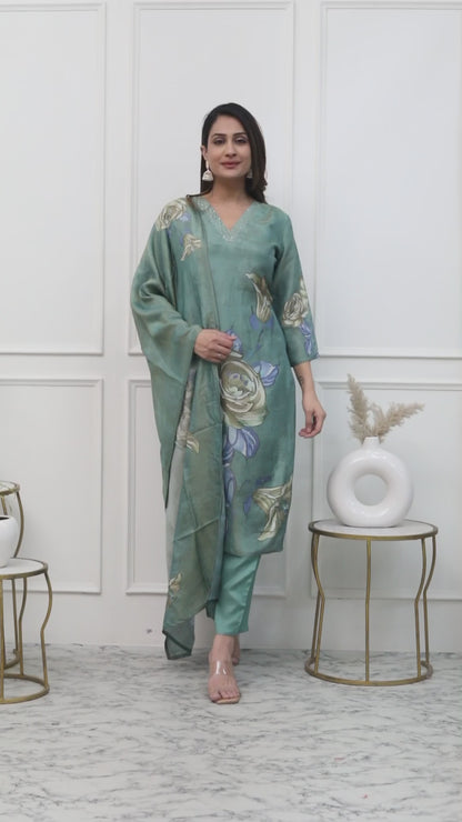 Sea Sage Blossom Suit Set
